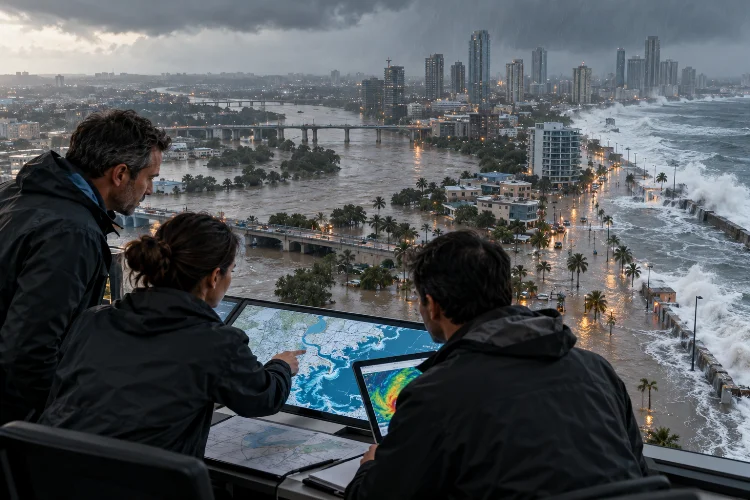 Advanced Flood Risk Modeling Using Coupled Hydrodynamic Systems