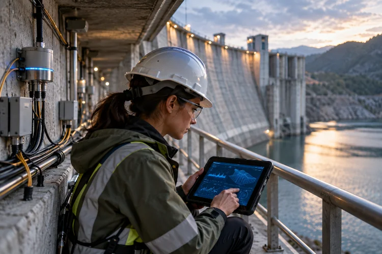 Integrated Dam Monitoring Systems for Structural Risk Prediction