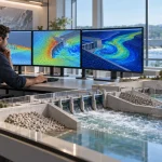 Mesh Optimization Techniques for Large-Scale Hydraulic CFD Studies