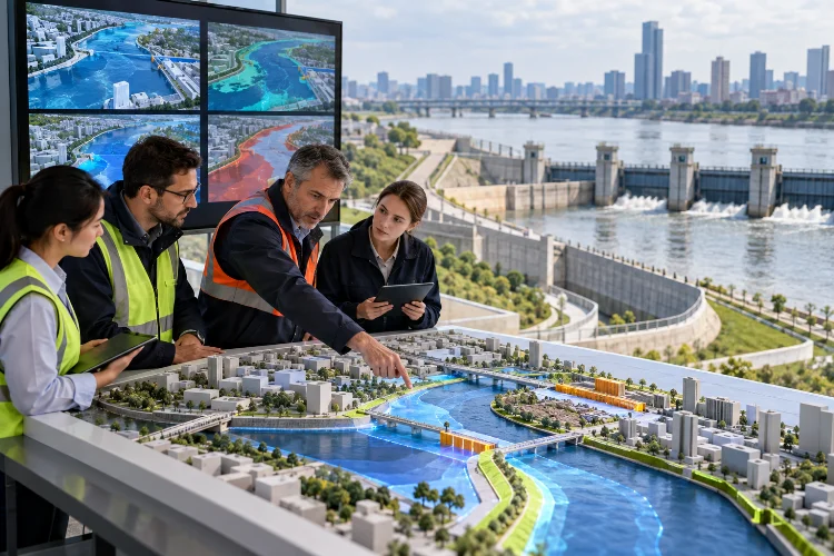 Optimizing Flood Defense Systems Using Multi-Scenario Simulations